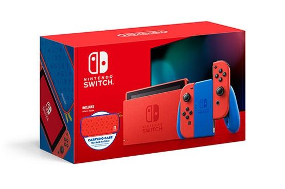 Nintendo Switch – Mario Red & Blue Edition -Maxsoft Set- 🍄