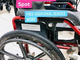 Repair tayar wheelchair