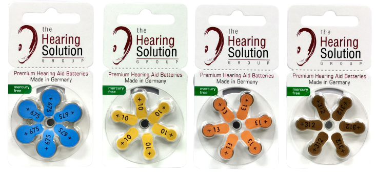 All size hearing aid batteries