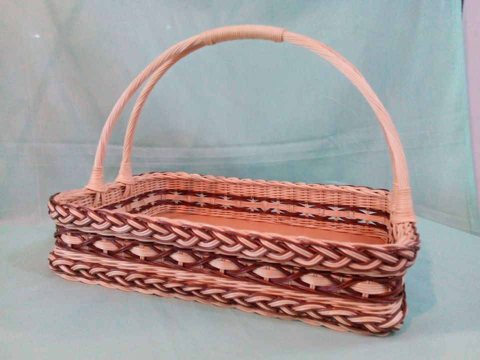 Rattan Tray with Handle
