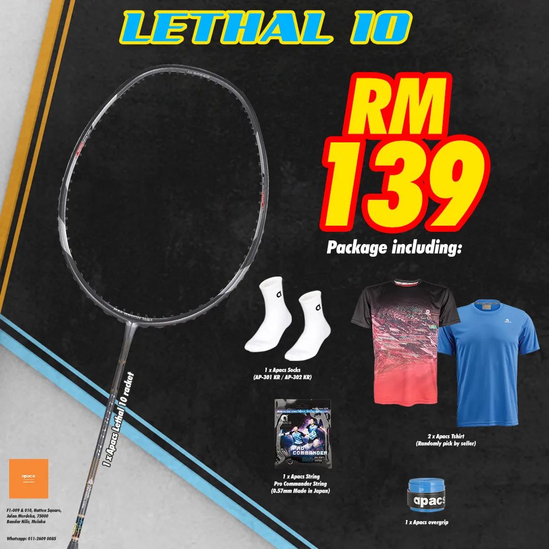 APACS LETHAL 10 PROMOTION PACKAGE