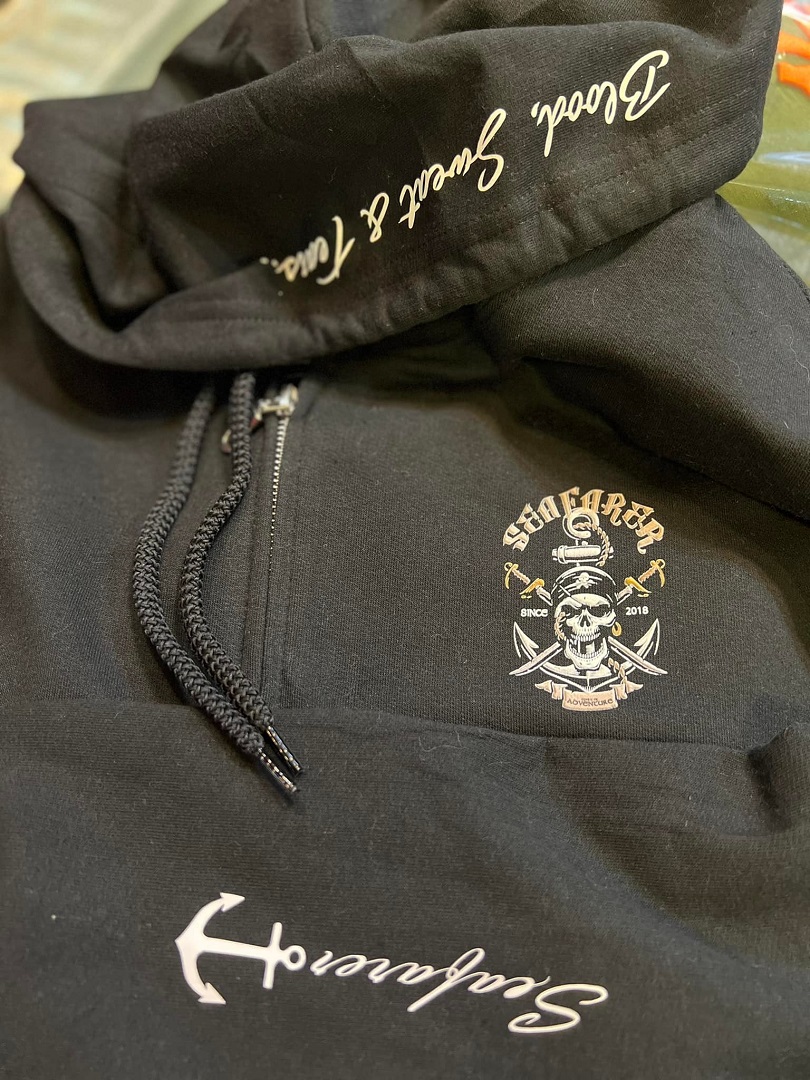 Design terbaru seafarer zipper hoodies & tshirt. size s – xxxl. hoodies