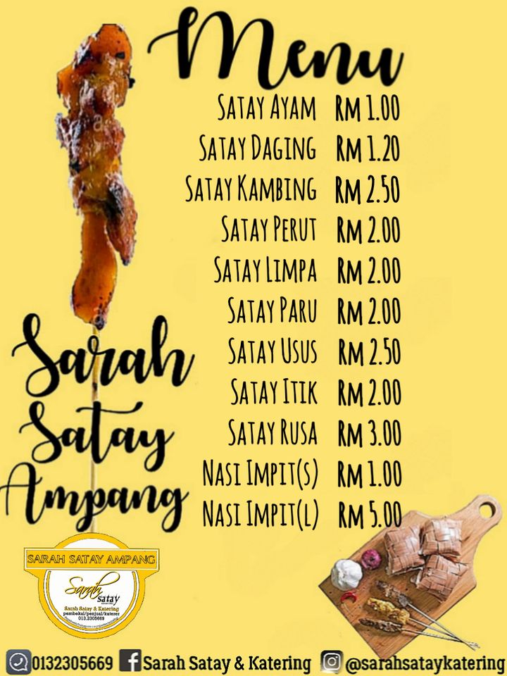 Sarah Satay Ampang – Putrajaya Branch
