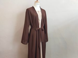 Abaya cardigan inner dress muslimah