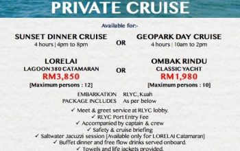 Private cruise for charter