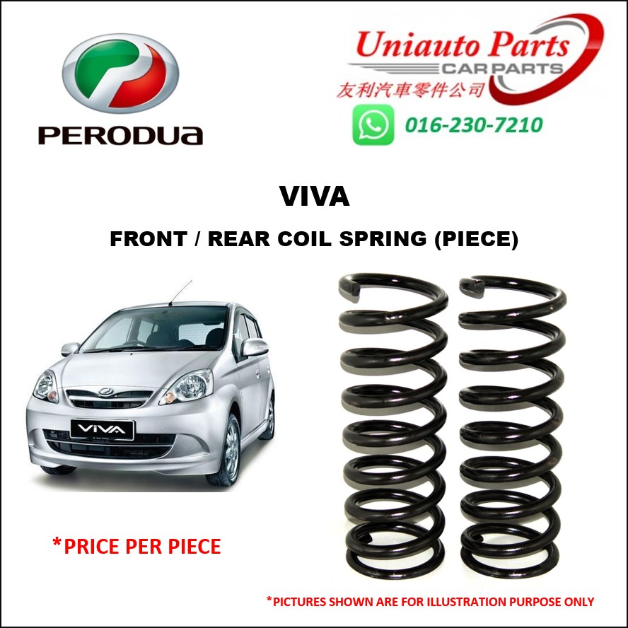 Perodua Viva Front / Rear Coil Spring (Piece)