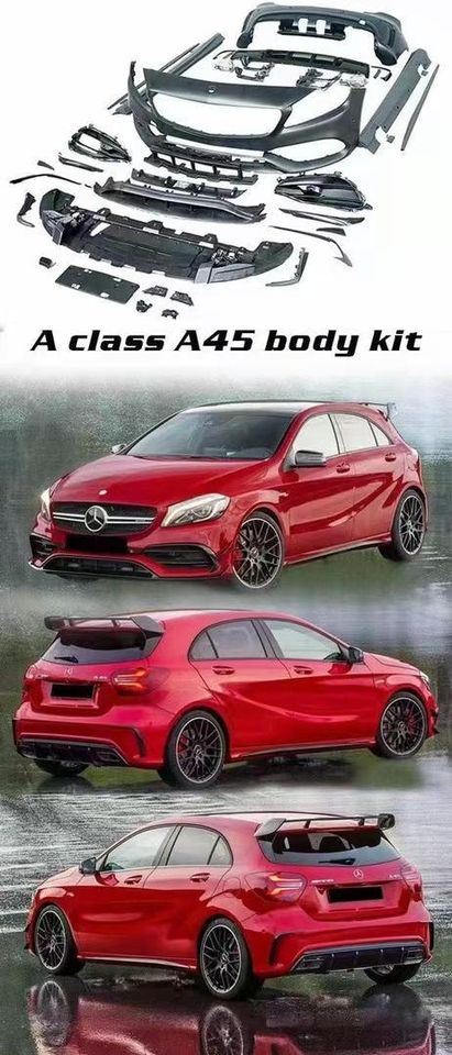 Mercedes A45 Facelift Bodykit