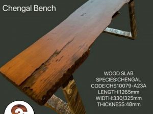 Solid Wood Bench – Chengal Rustic Bench