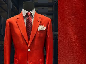 Vercelli Pure Wool Red Suit