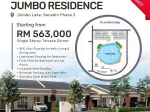 Brand New Affordable Single Storey Terrace Corner House at Senadin Miri
