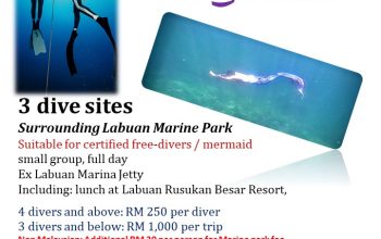 Freedivers and Mermaids Labuan Rusukan Besar Resort