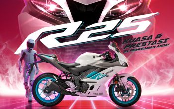 YZF-R25, Glacier White and Racing Blue